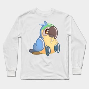 Blue and Yellow Macaw Long Sleeve T-Shirt